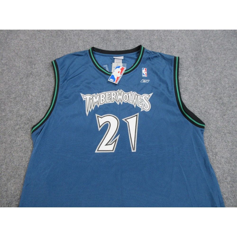 Kevin Garnett Minnesota Timberwolves Jersey Mens Extra Large Blue NBA Basketball - Picture 3 of 16
